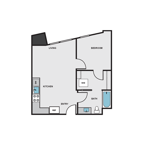 A2e Floor Plan at Eleanor H16 Apartments